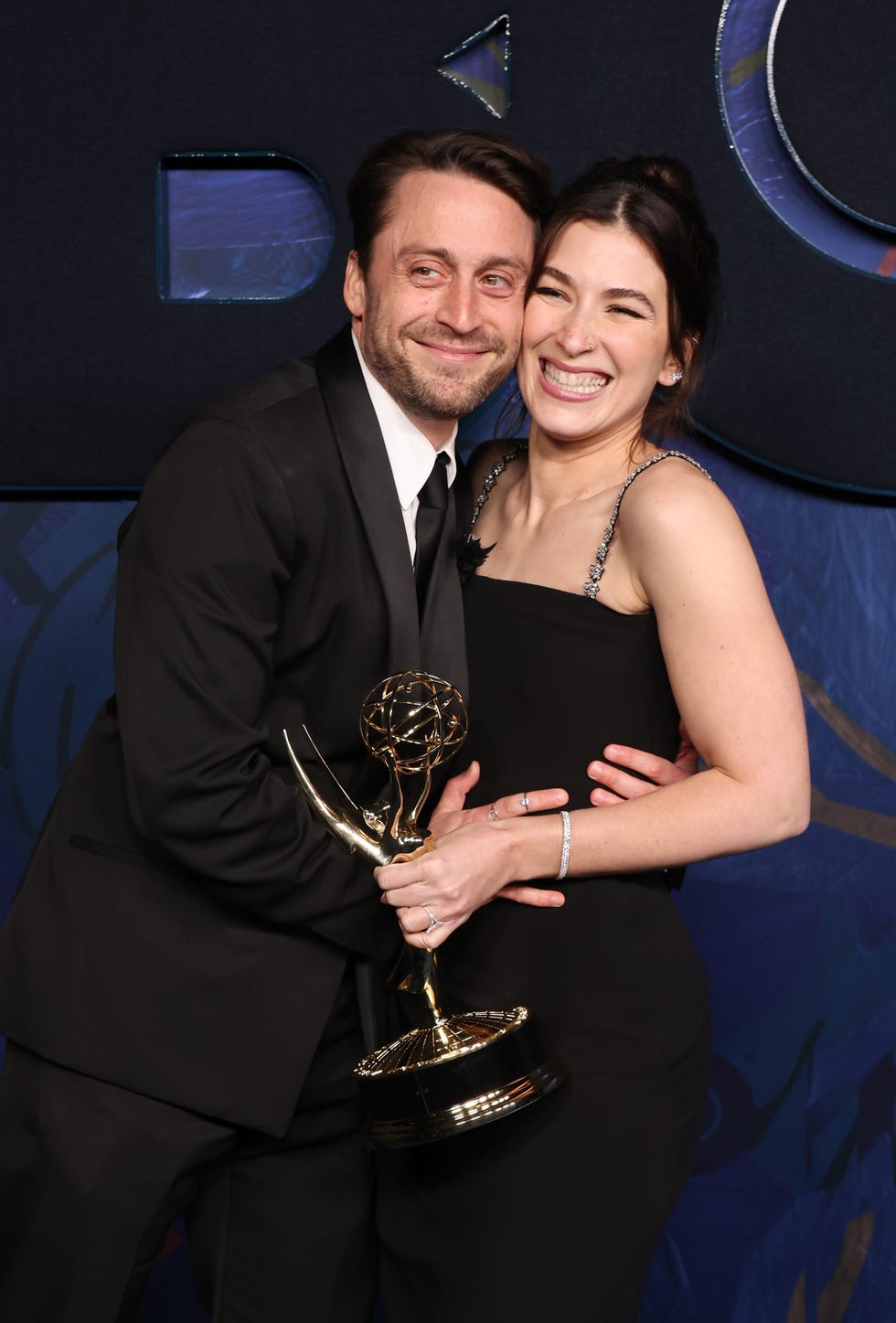 west hollywood, california january 15 l r kieran culkin and jazz charton attend hbos 2024 post emmy reception at san vicente bungalows on january 15, 2024 in west hollywood, california photo by amy sussmangetty images