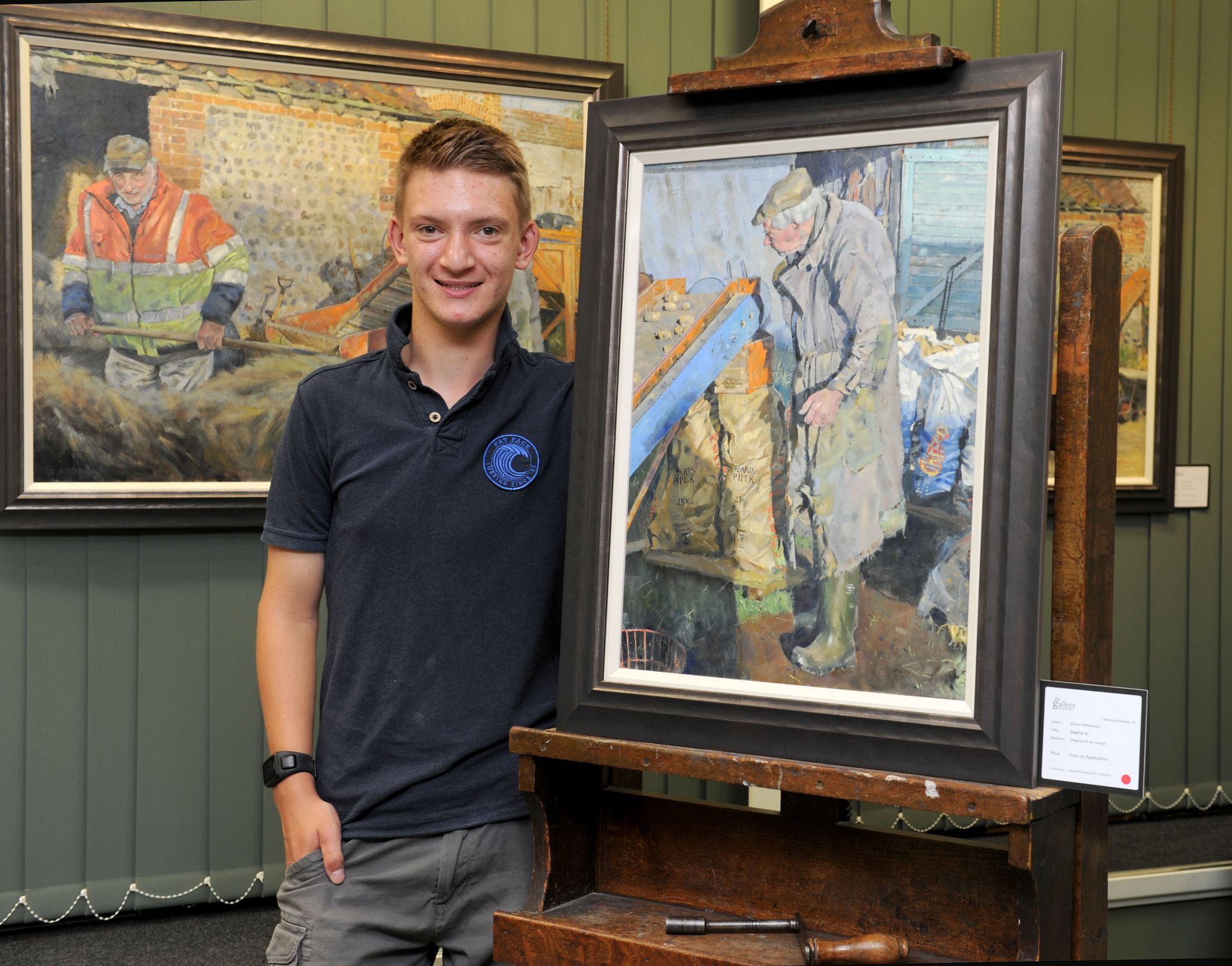 15-year-old artist Kieron Williamson, Mini Monet - paintings