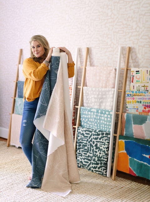 Kiki Slaughter’s Virginia Home Features Her Art-Inspired Textiles (Some Designed By Her Children)