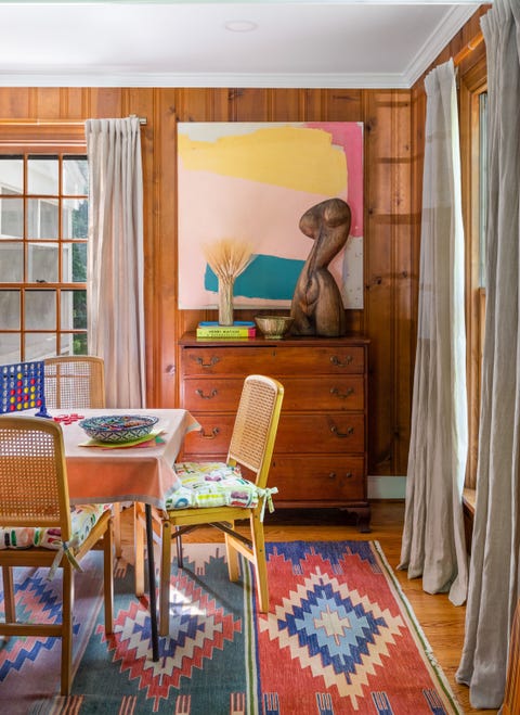 wood paneled wall room