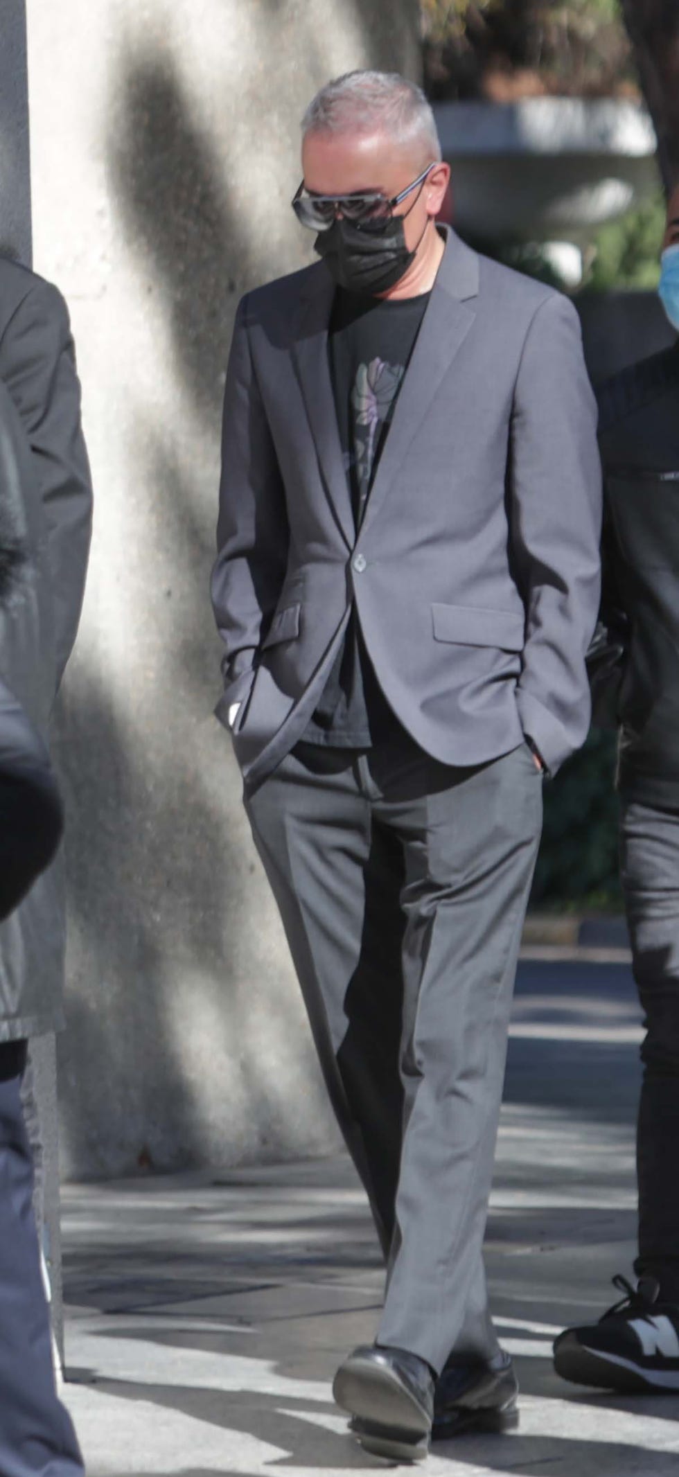 kiko hern√°ndez during the bego√±a funeral home in madrid, 05 october 2021