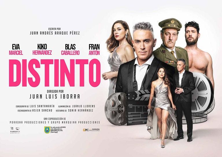 cartel obra de teatro distinto de kiko hernández