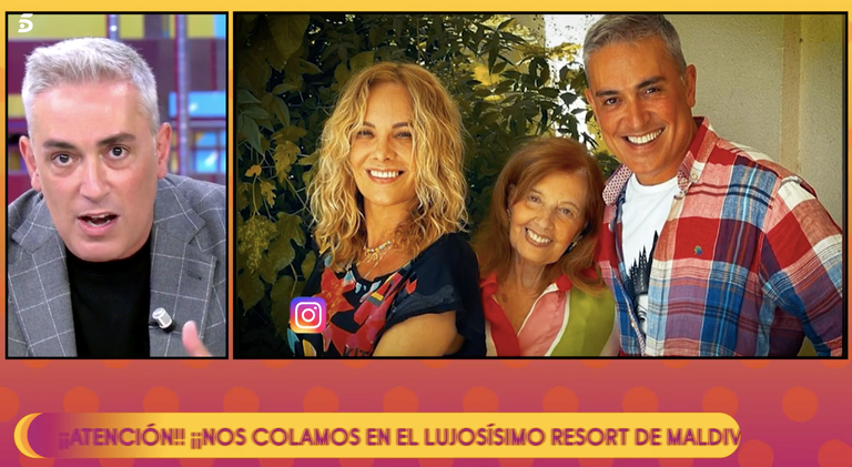 kiko hernandez belen rodriguez y maría teresa campos juntos en una foto