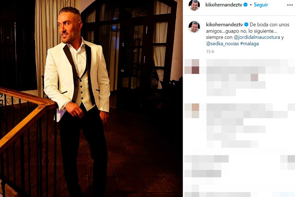 kiko hernández, de boda