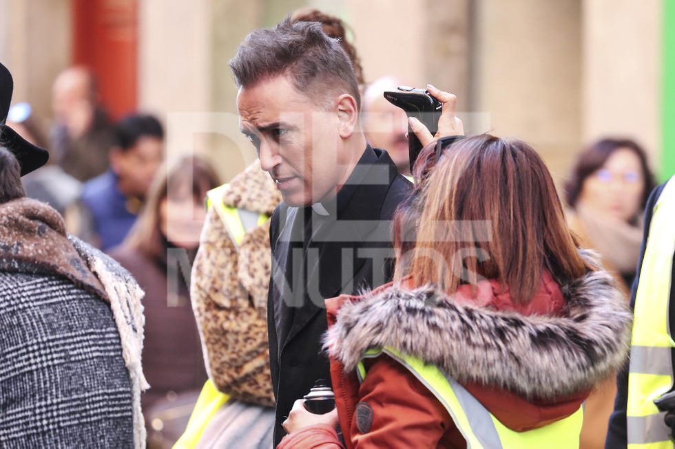 Kiko Hernández rodando la película El ídolo