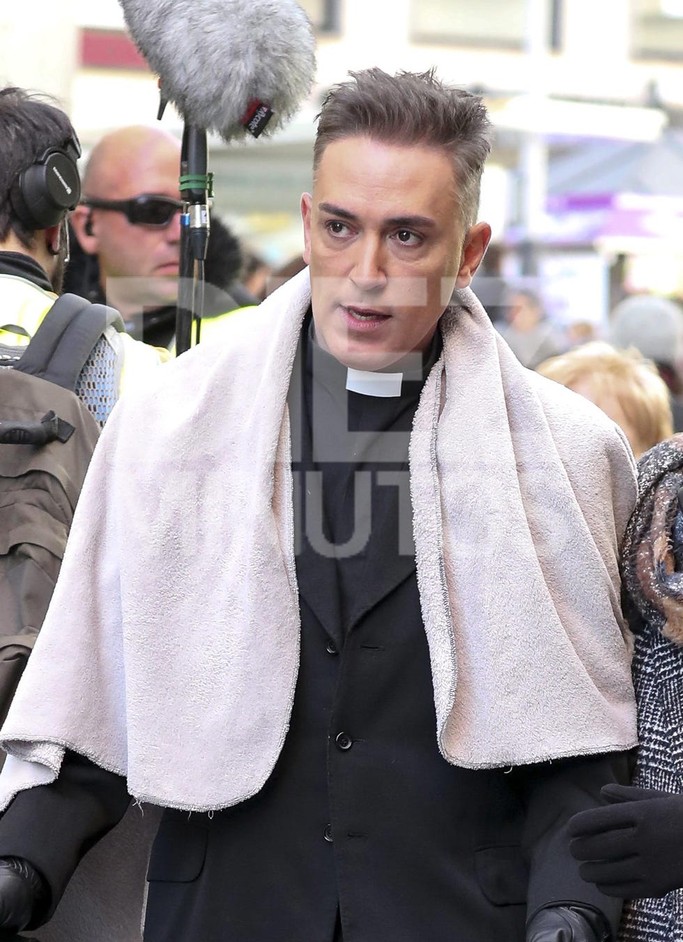 Kiko Hernández rodando la película El ídolo