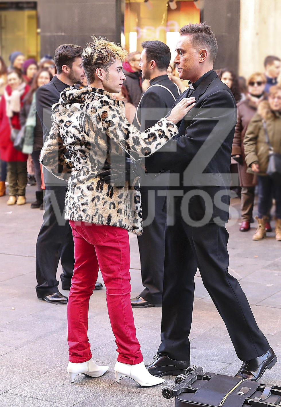 Kiko Hernández rodando la película El ídolo