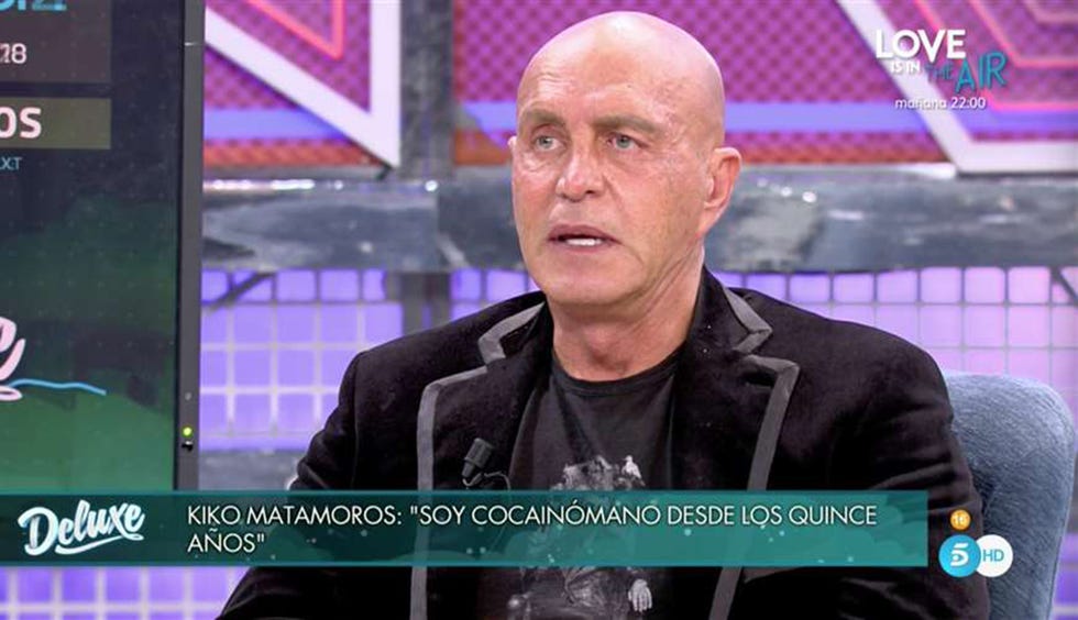 kiko matamoros confiesa su adicción a las drogas en 'sábado deluxe'