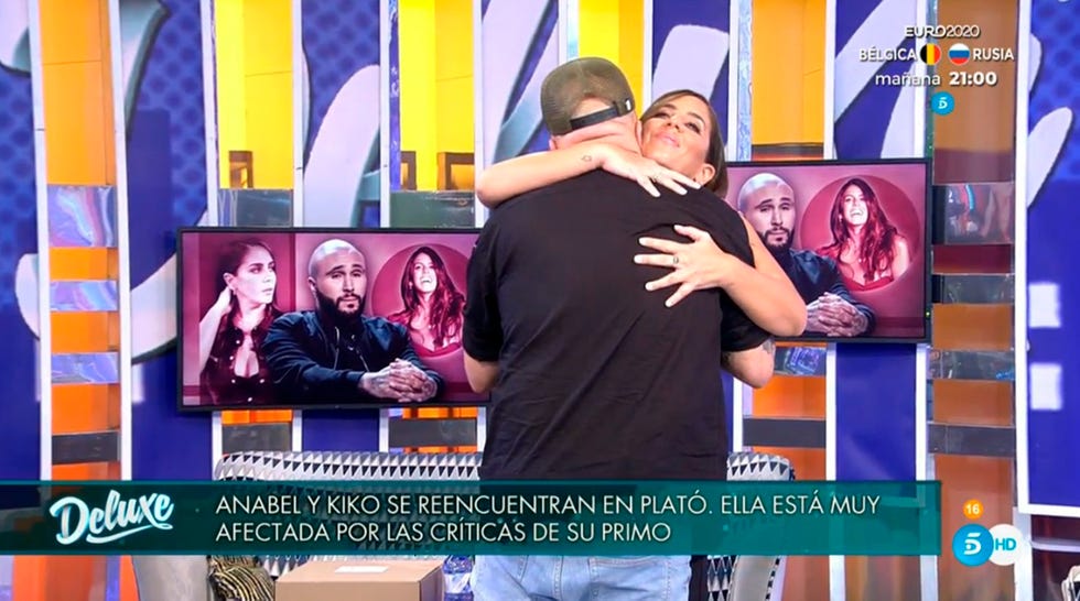 kiko rivera y anabel pantoja, tenso cara a cara en 'viernes deluxe'