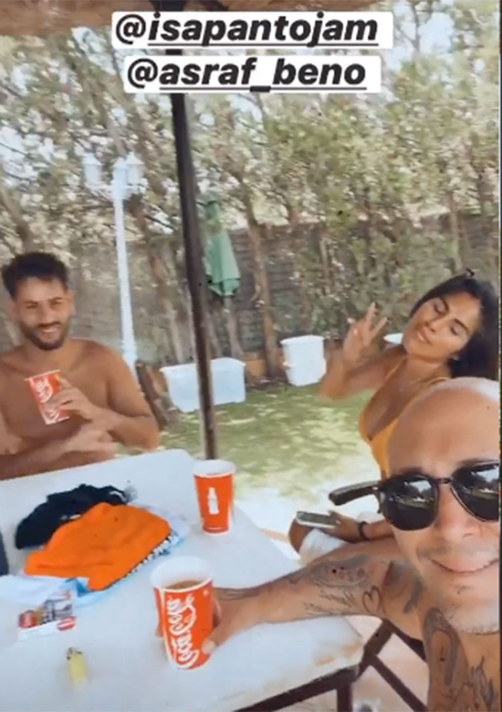 kiko rivera y chabelita en el cumpleaños de su madre