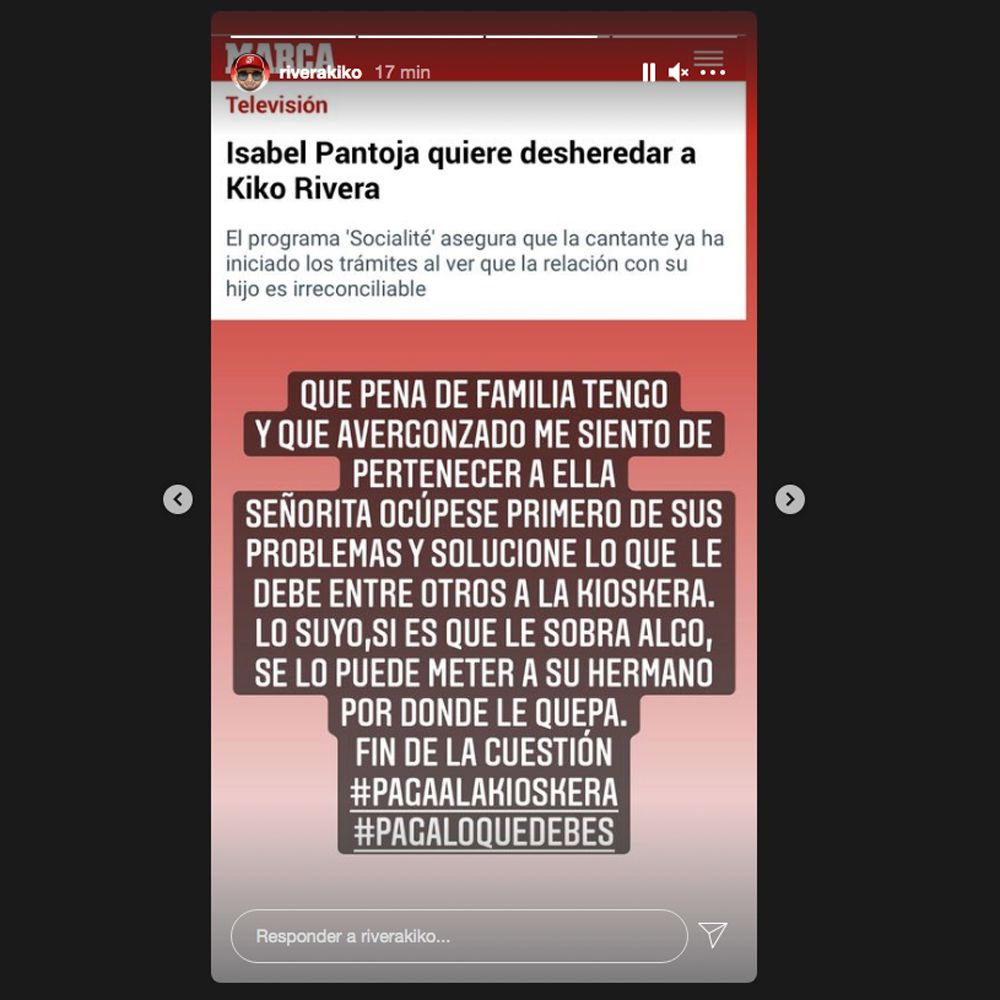 Kiko Rivera Arremete Contra Isabel Pantoja Por Su Herencia