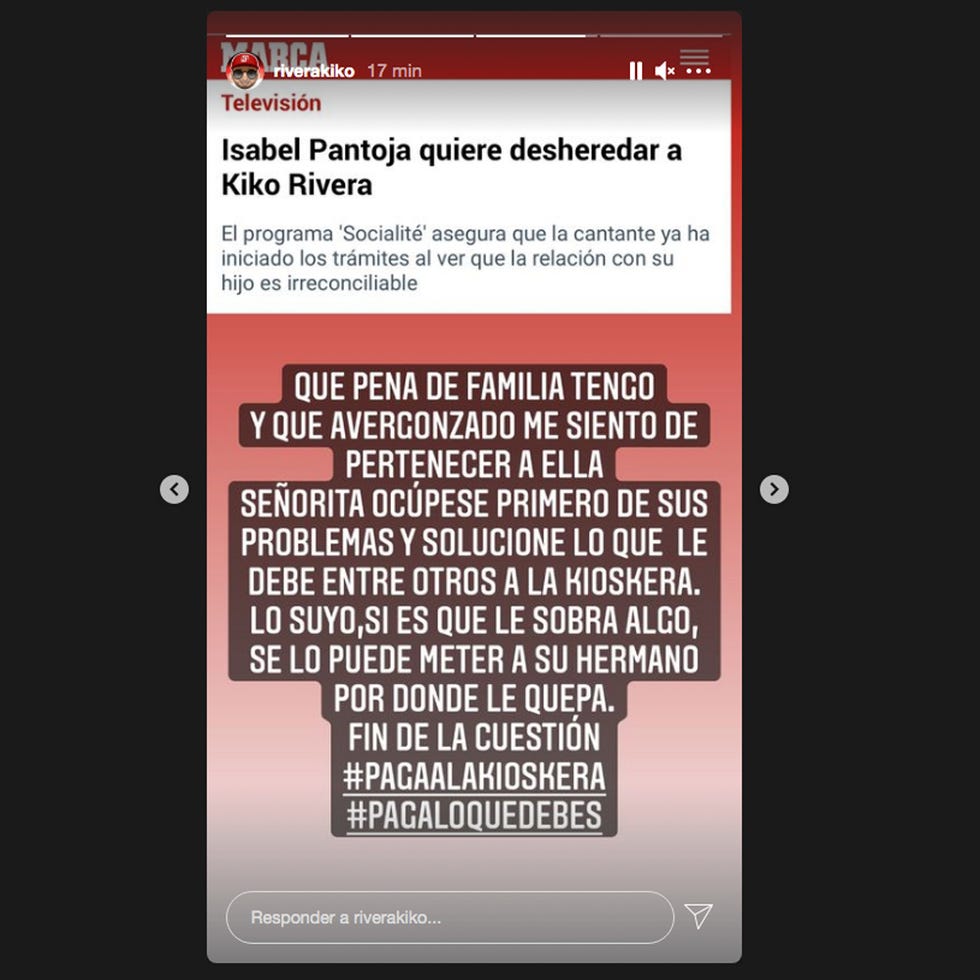 kiko rivera, isabel pantoja, herencia isabel pantoja