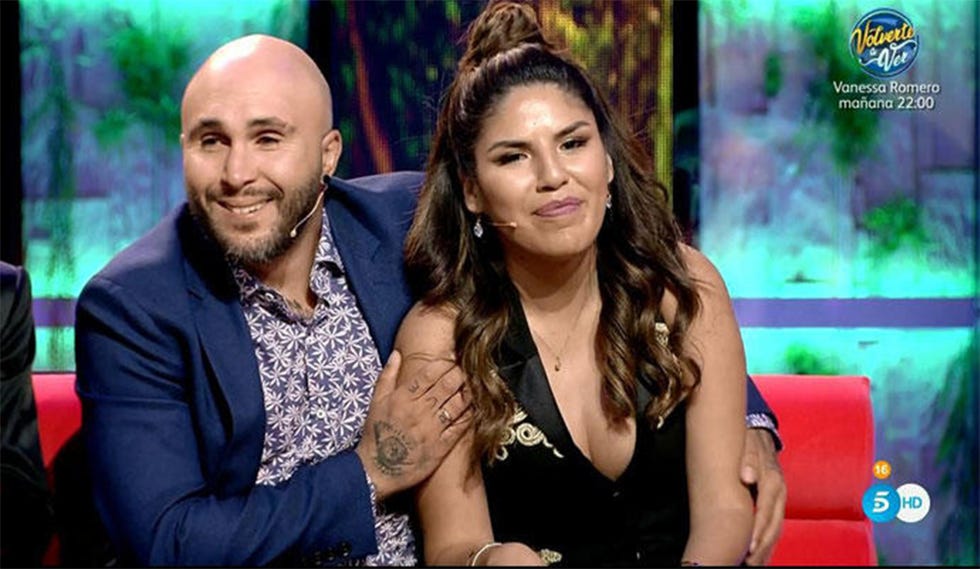 Kiko Rivera e Isa Pantoja juntos en el plató de Supervivientes