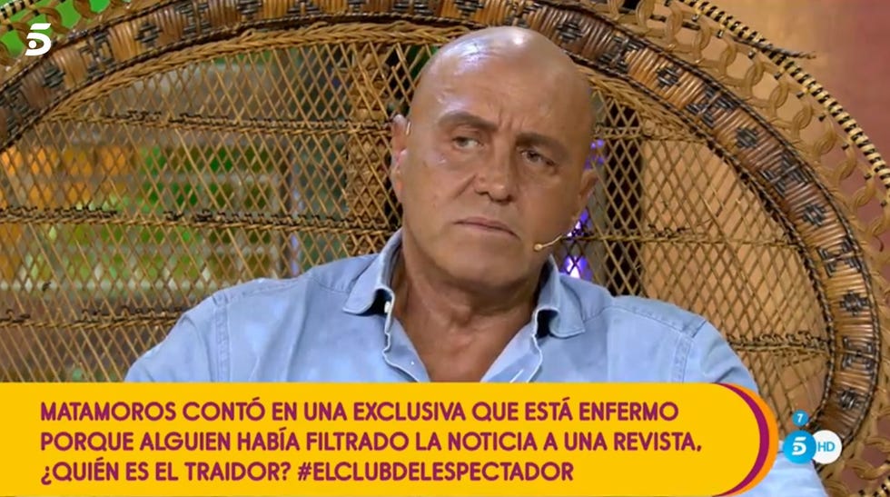 Kiko Matamoros, Sálvame, Diego Matamoros, Kiko Diego Matamoros, Kiko Matamoros enfermedad