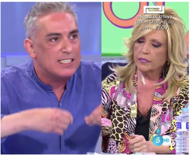 monumental bronca entre lydia lozano y kiko hernández