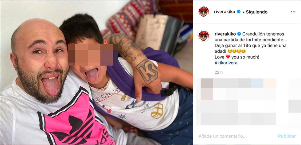kiko rivera presume de su sobrino alberto, hijo de isa pantoja