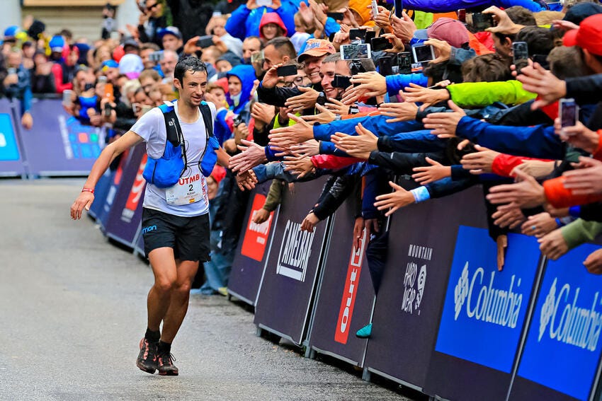 kilian jornet gana el utmb del mont blanc