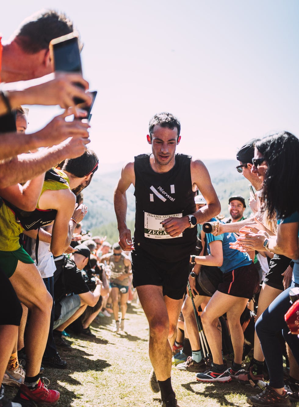 kilian jornet en la zegama
