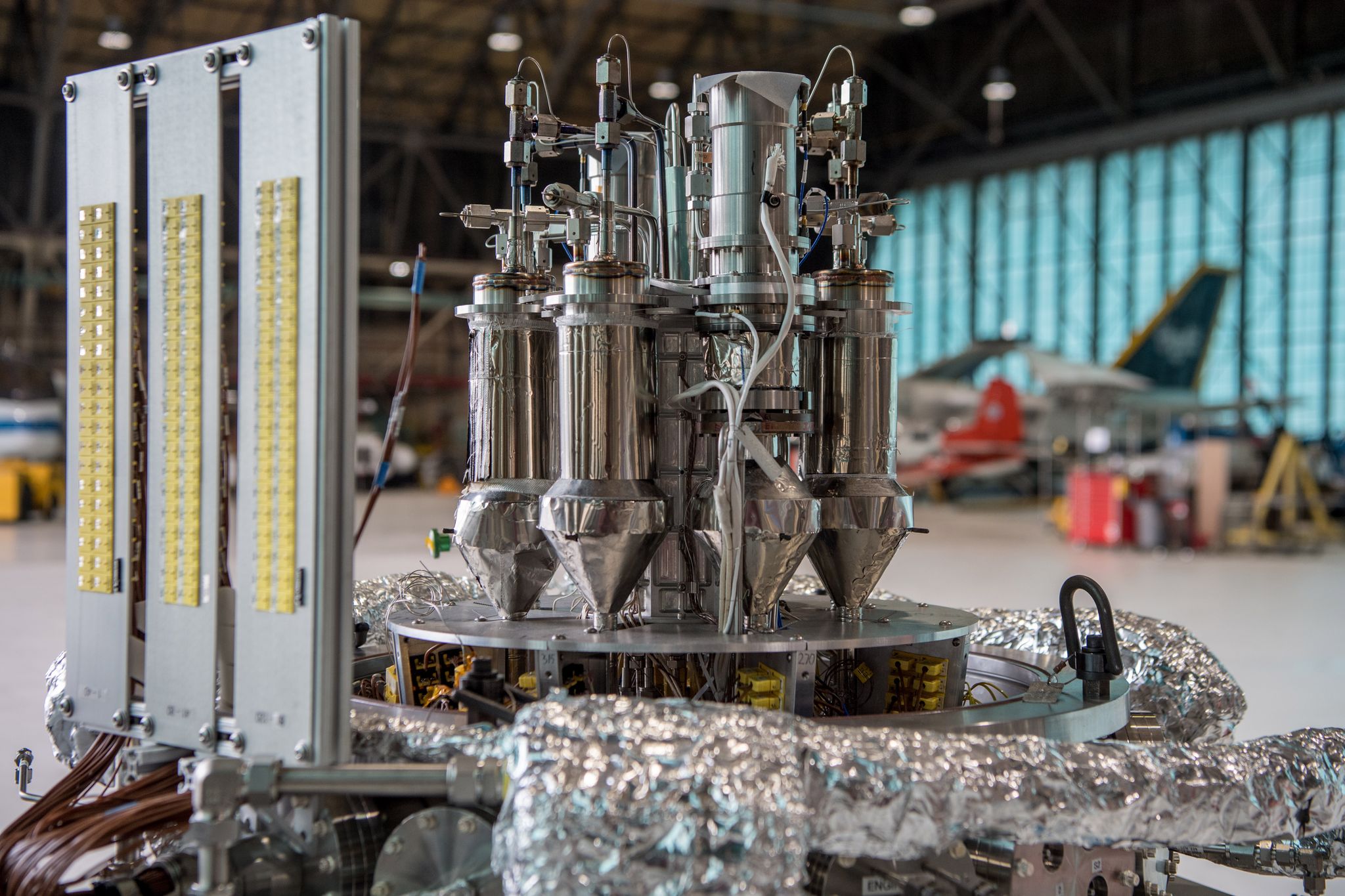 nasa's kilopower project pictured could help provide nuclear power for settlements on the moon