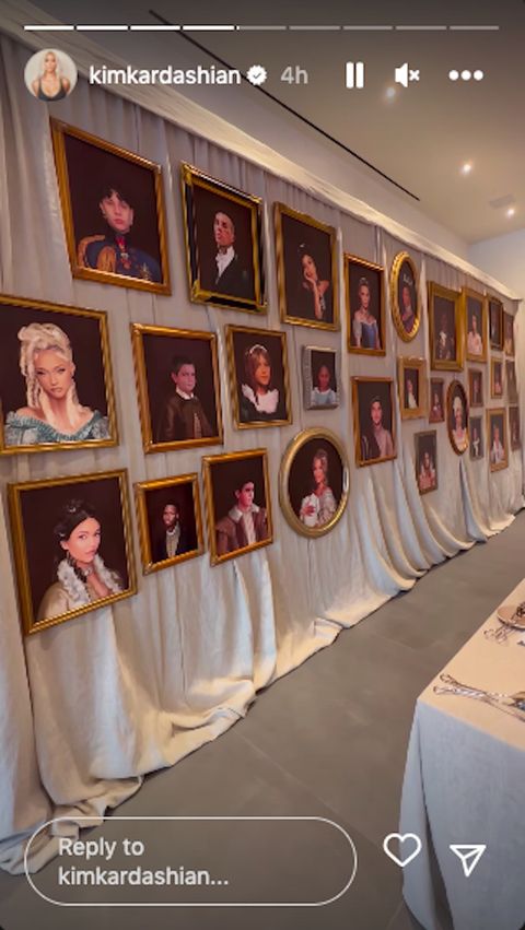 The Kardashians Went All Out On Thanksgiving With Royal Portraits Of Themselves