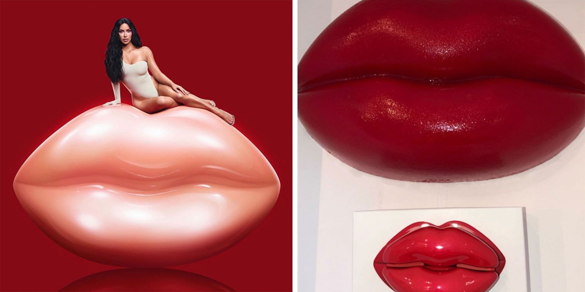 Kim Kardashian Made Huge Edible Candy Lips Out For Kylie Jenner By