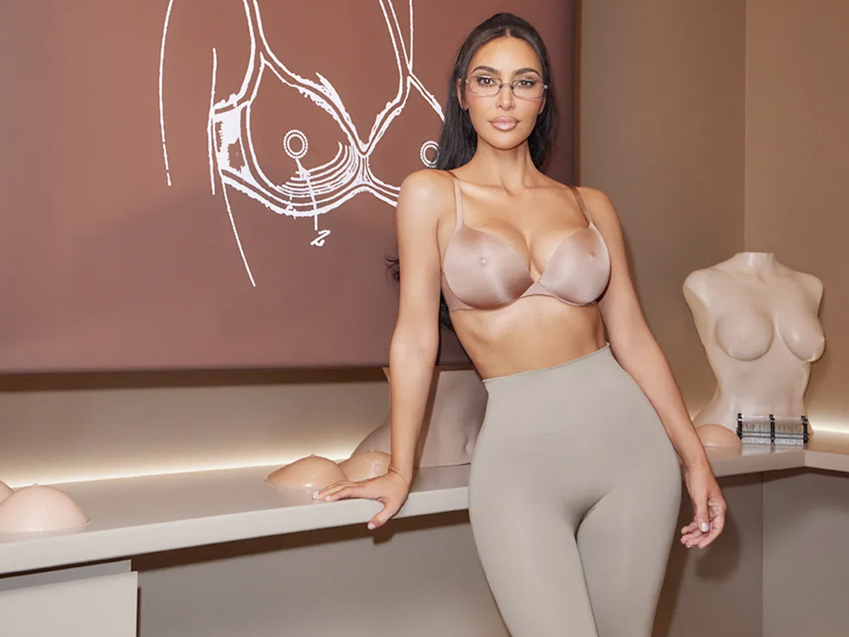 No bra? No problem. Just tape your boobs like Kim K