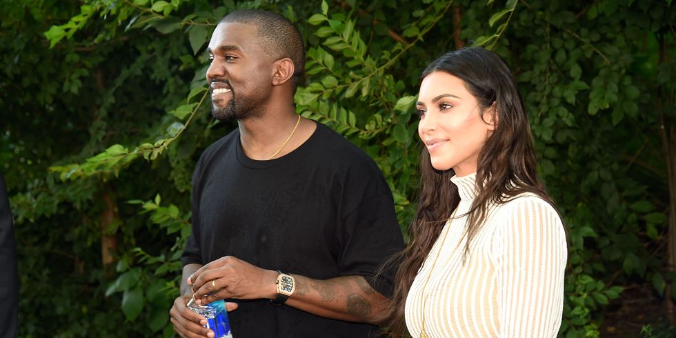 Kim and Kanye attended family barbecue with North and Saint