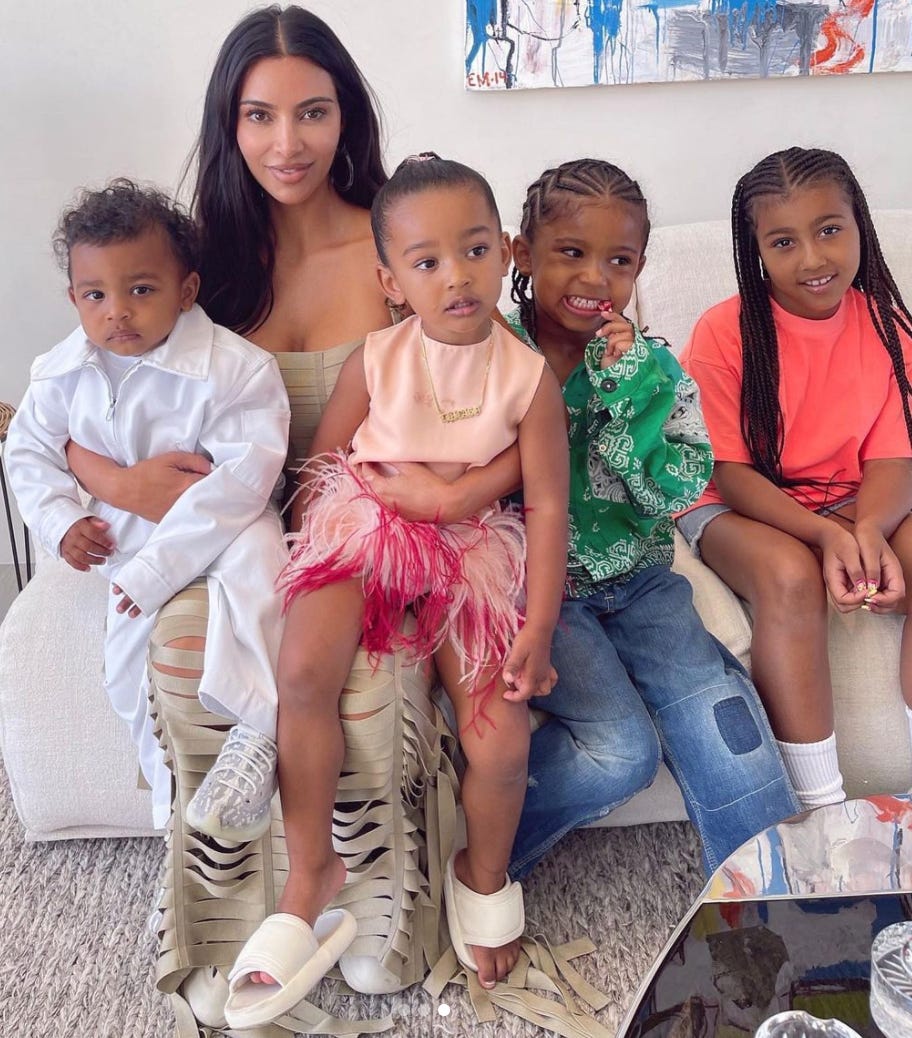 Kim Kardashian just revealed the lesson she teaches her children