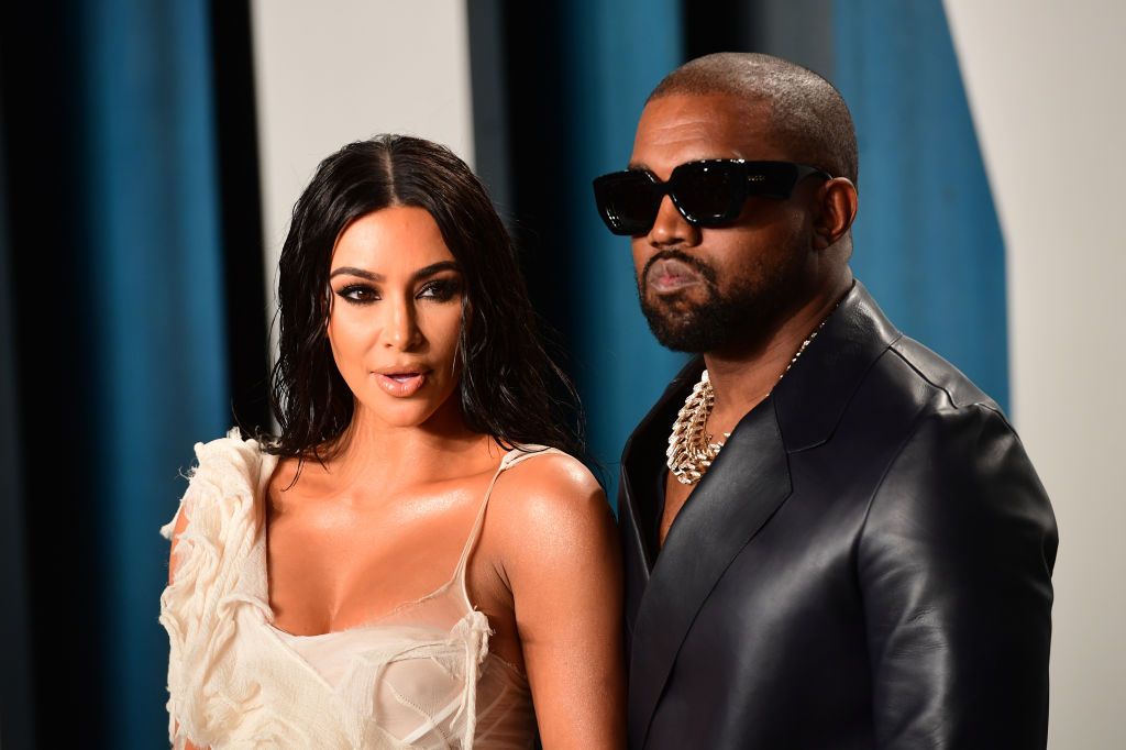 Kim Kardashian & Kanye West Attend Vanity Fair Oscars After-Party