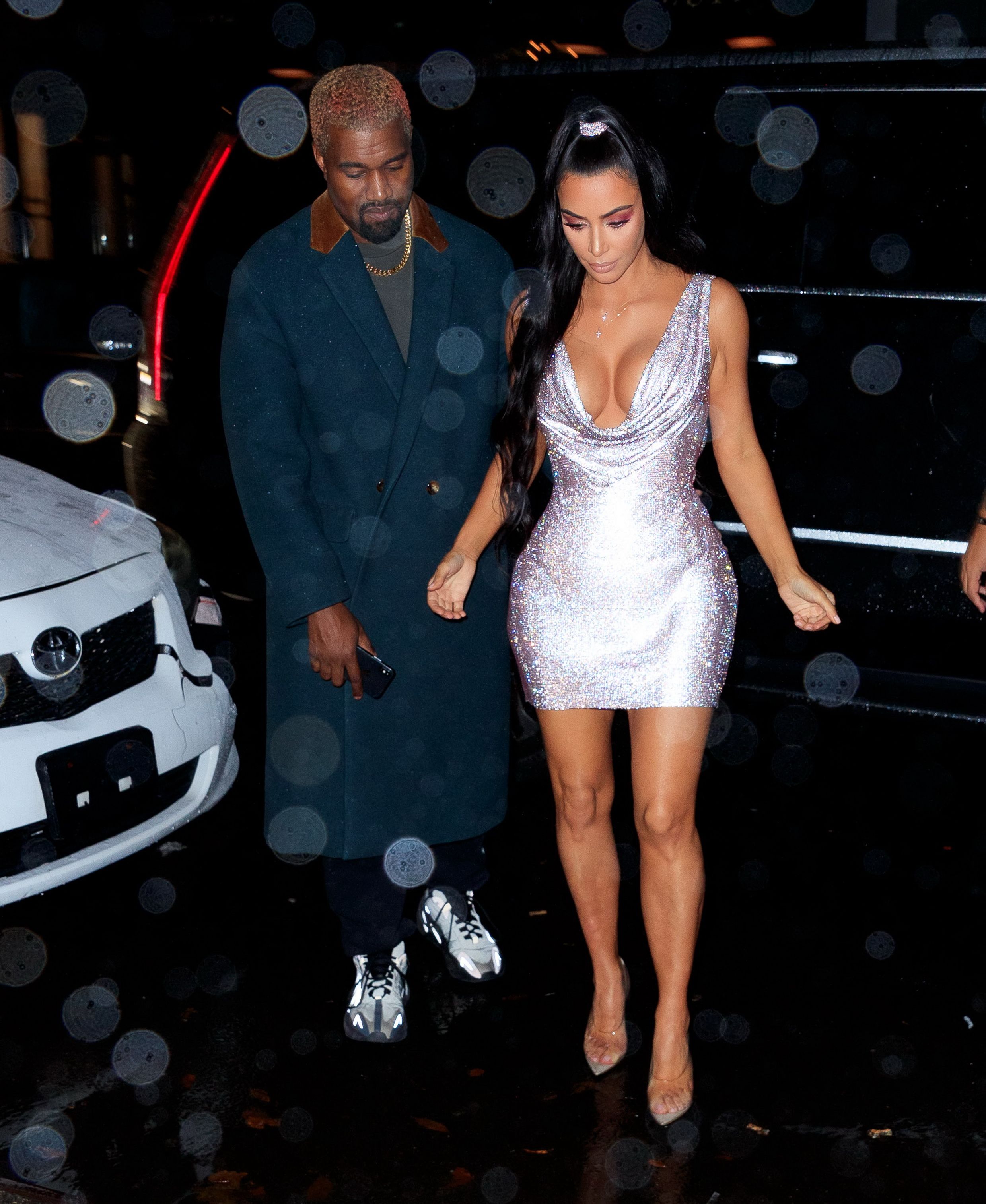 Kim Kardashian's Versace Dress Looks Like Paris Hilton's 21st