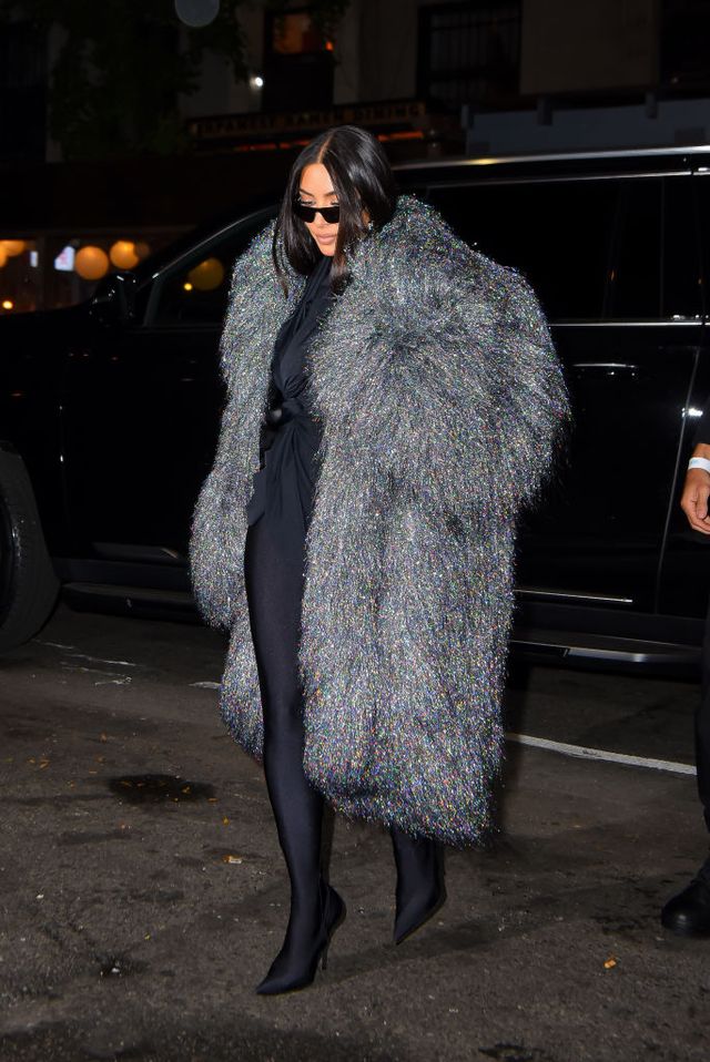 Kim Kardashian Steps Out in Warm NYC in Over the Top Winter Wear