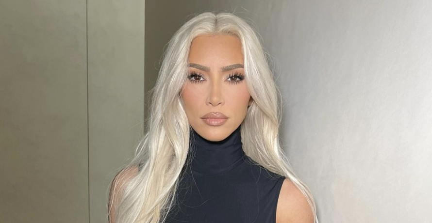 Kim Kardashian's Platinum Blonde Met Gala Hair Full Length Pics