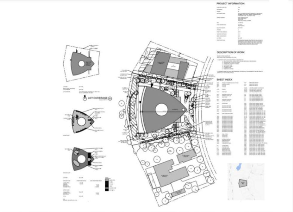 planos de la casa nueva de kim kardashian en palm springs, diseñados por el arquitecto japonés tadao ando