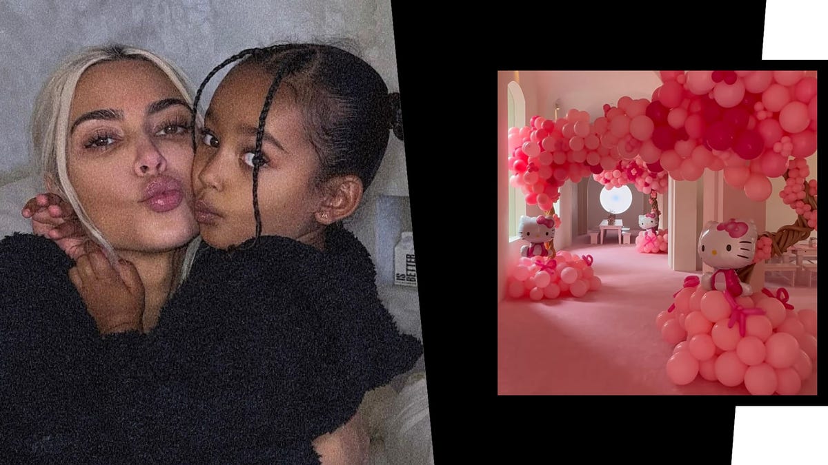 Kim Kardashian's mansion turns pink for Chicago's Hello Kitty