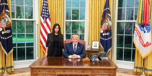 Kim Kardashian en Donald Trump