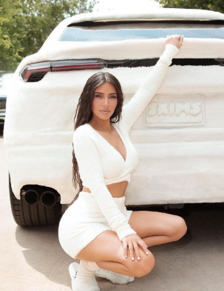 Kim Kardashian's fabric car is causing chaos with fans