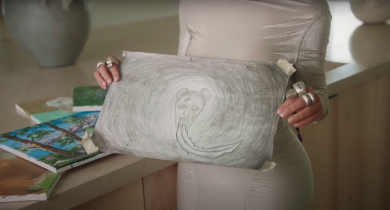 kim kardashian art
