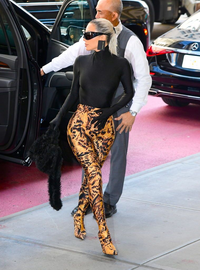 Kim Kardashian Wears $425 Balenciaga Credit Card Earrings