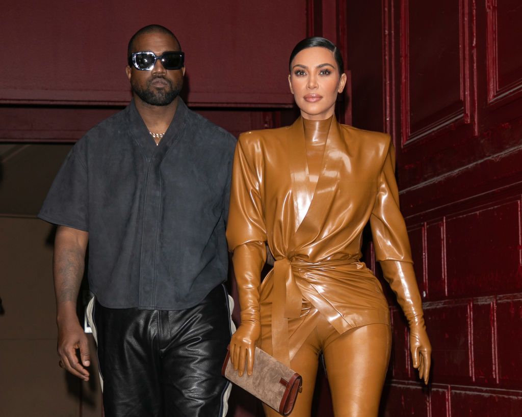 Kim Kardashian and Kanye West reunite at Virgil Abloh's Louis