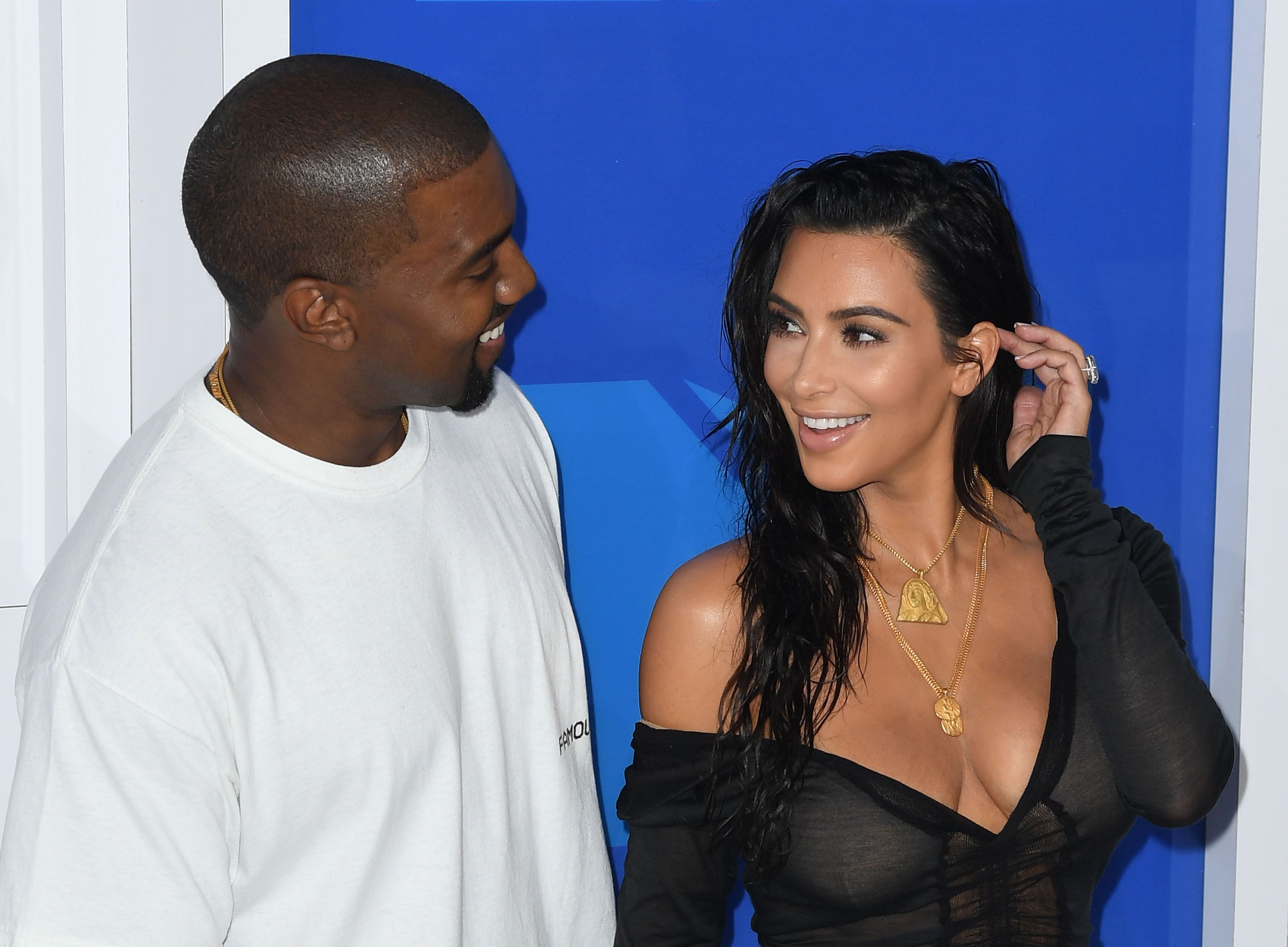 Kylie Jenner, Kim Kardashian and Kanye West attend the Louis Vuitton  News Photo - Getty Images