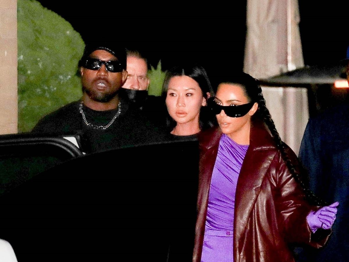 Kim Kardashian and Kanye West Seen Getting Dinner Amid