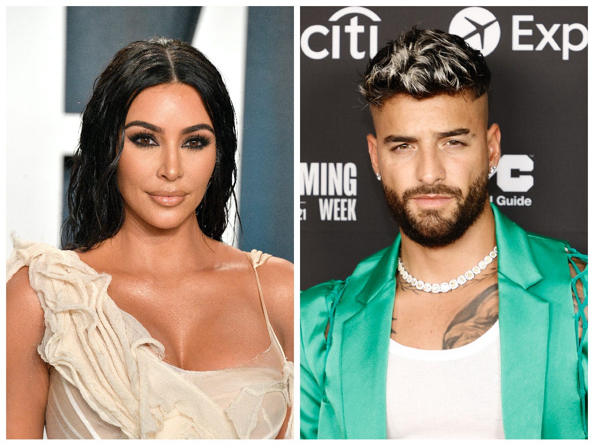 Maluma and Kim Kardashian reunite in Paris [PHOTOS]