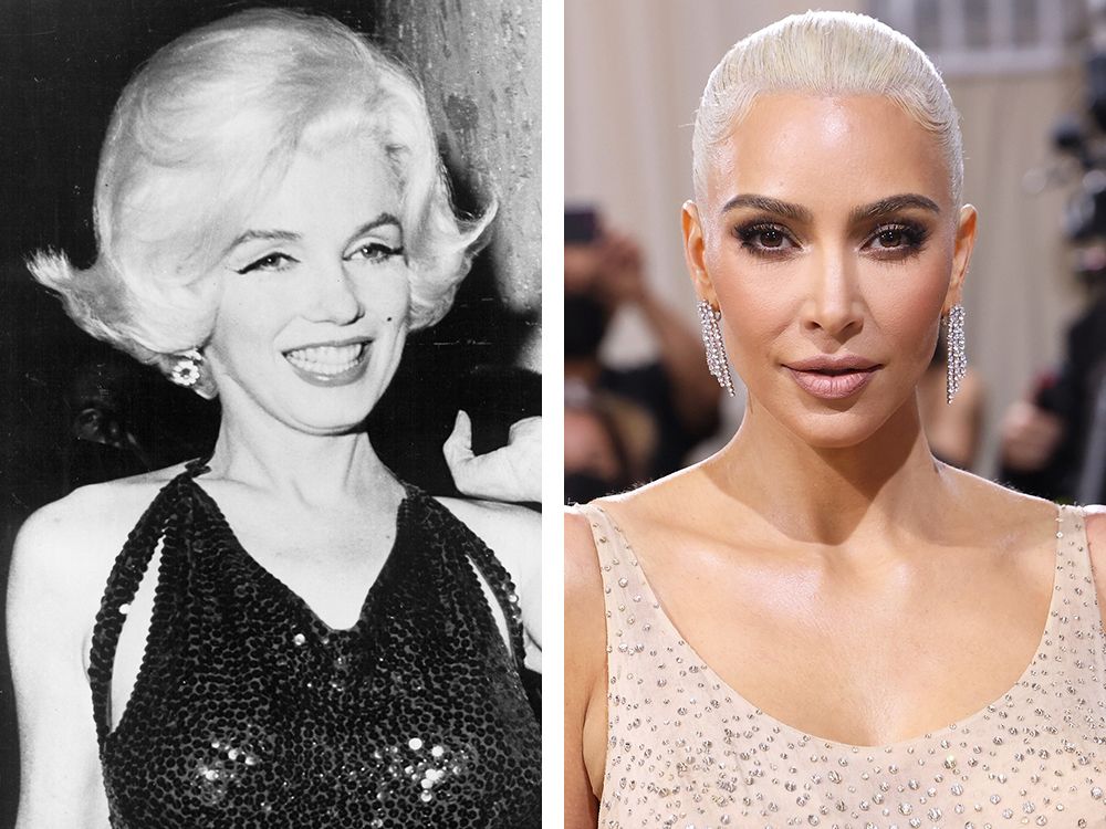 1000px x 750px - Kim Kardashian Wore Two Marilyn Monroe Dresses at the Met Gala