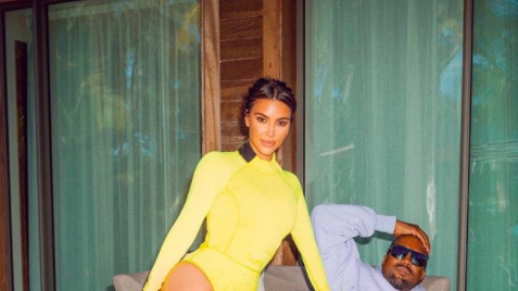 Kim posts pics with Kanye on birthday trip following speculation he didn't  attend