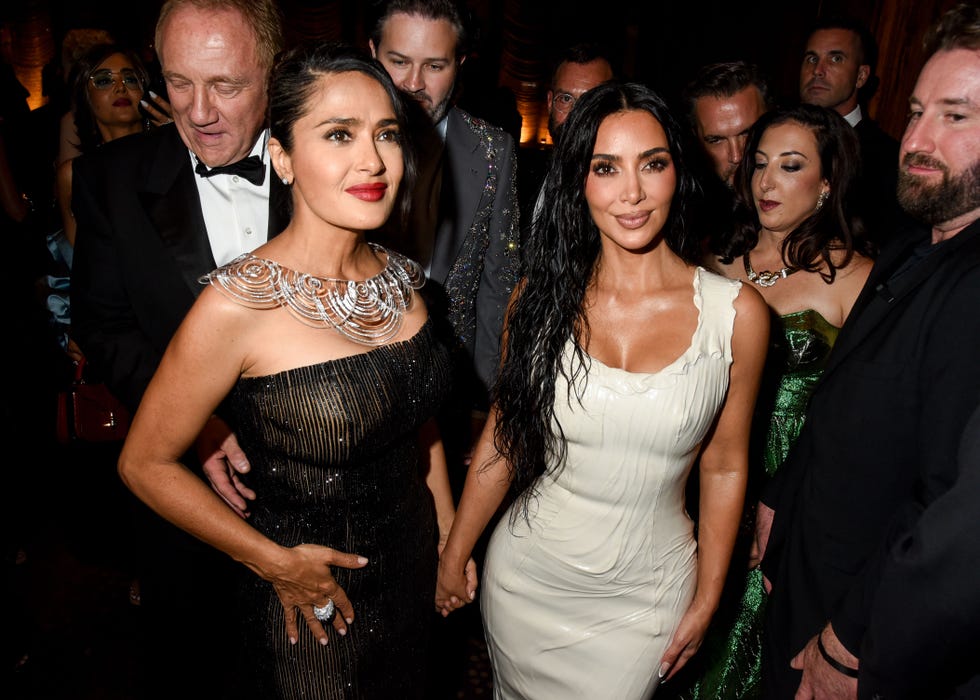 kim kardashian and salma hayek