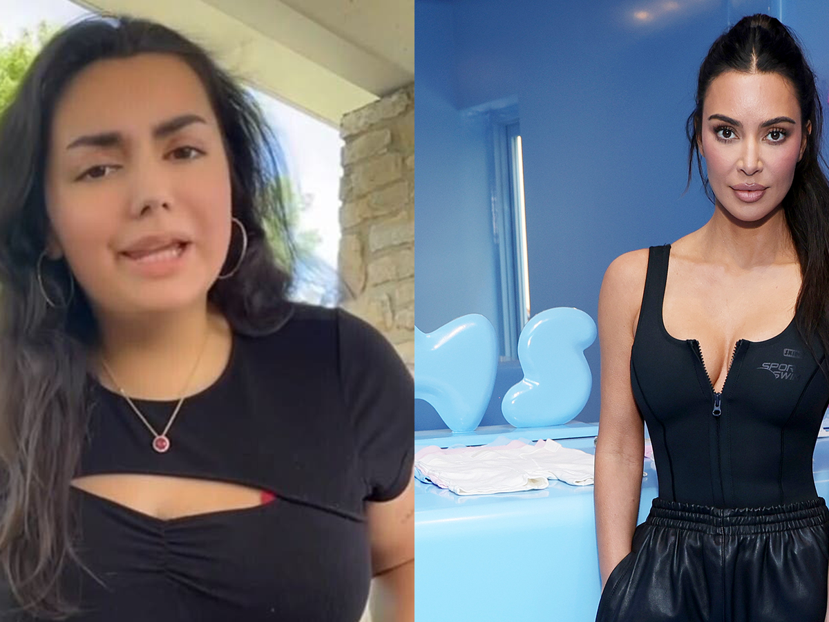 Kim Kardashian Smolders In Sheer Black Sculpted Bodysuit For