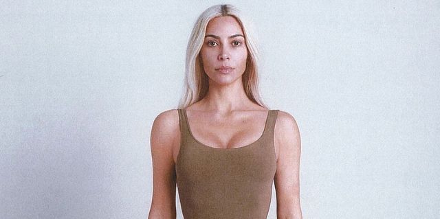 Kim Kardashian Models SKIMS Thong Bodysuit: Photos