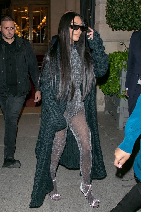 kim kardashian sparkly tights