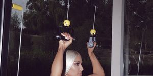 Kim Kardashian shows off impressive abs in SKIMS bikini selfie