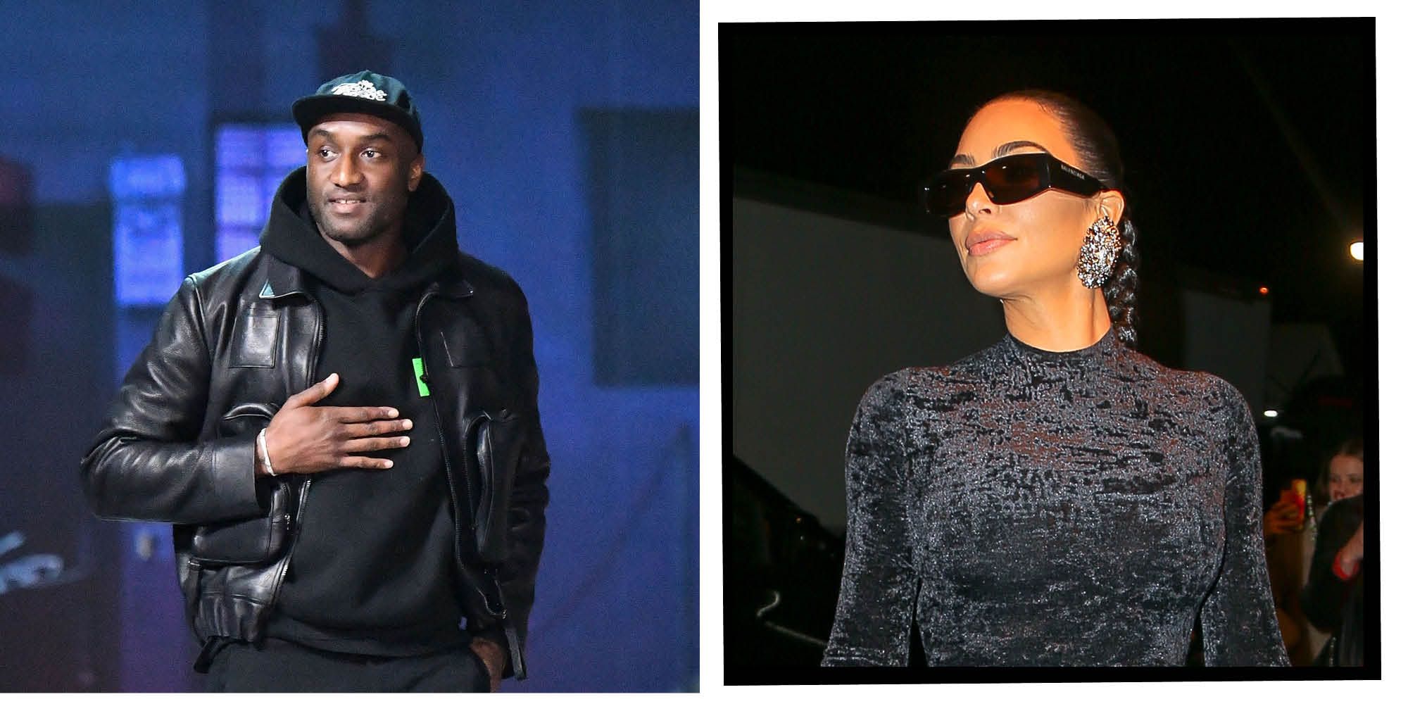 Kanye West and estranged wife Kim Kardashian attend Virgil Abloh's